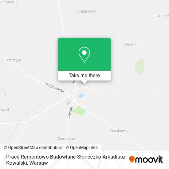 Prace Remontowo Budowlane Słoneczko Arkadiusz Kowalski map