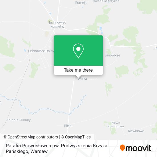 Parafia Prawosławna pw. Podwyższenia Krzyża Pańskiego map