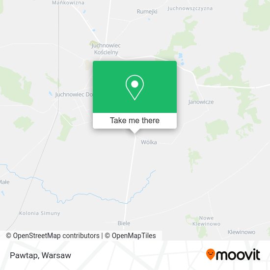 Pawtap map