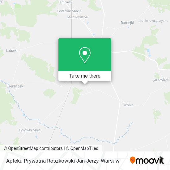 Apteka Prywatna Roszkowski Jan Jerzy map