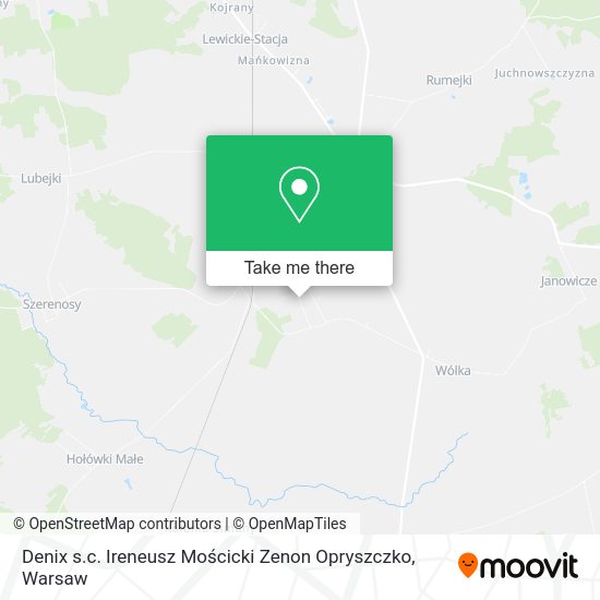 Denix s.c. Ireneusz Mościcki Zenon Opryszczko map