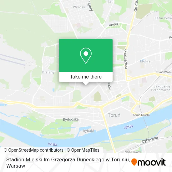 Stadion Miejski Im Grzegorza Duneckiego w Toruniu map