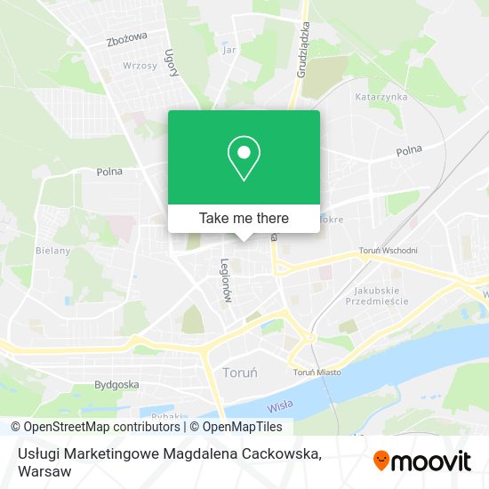 Usługi Marketingowe Magdalena Cackowska map