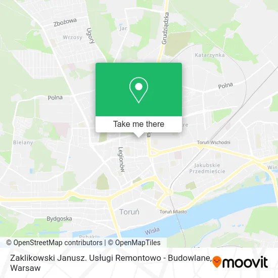 Карта Zaklikowski Janusz. Usługi Remontowo - Budowlane