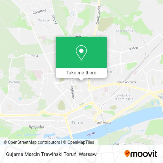 Gujama Marcin Trawiński Toruń map