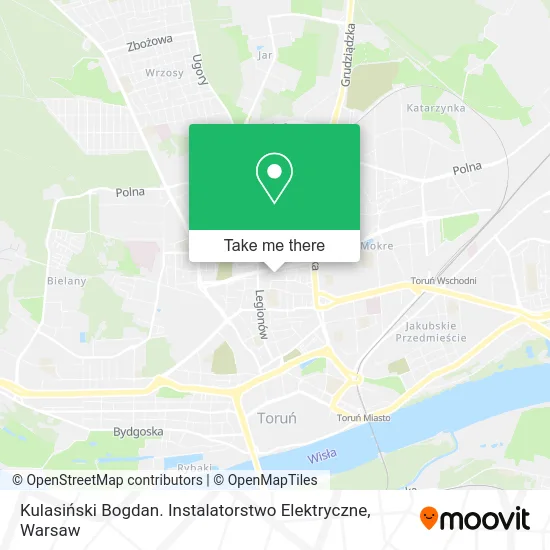 Kulasiński Bogdan. Instalatorstwo Elektryczne map