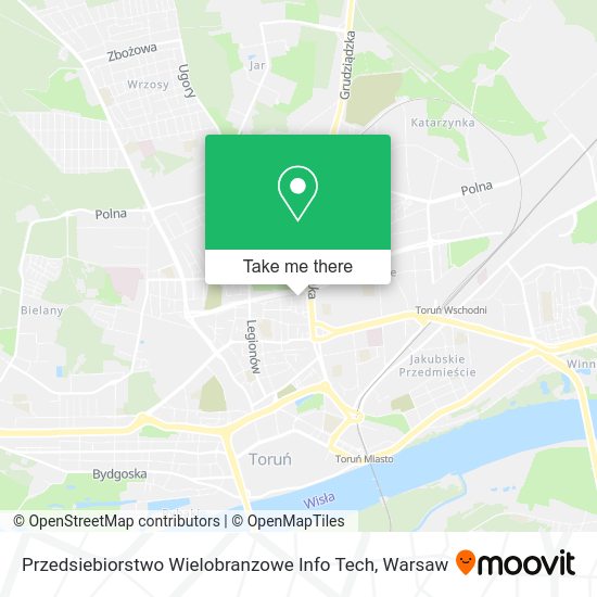 Przedsiebiorstwo Wielobranzowe Info Tech map