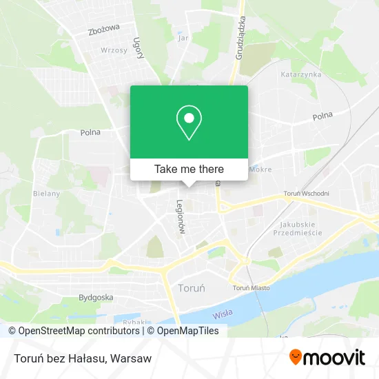 Toruń bez Hałasu map