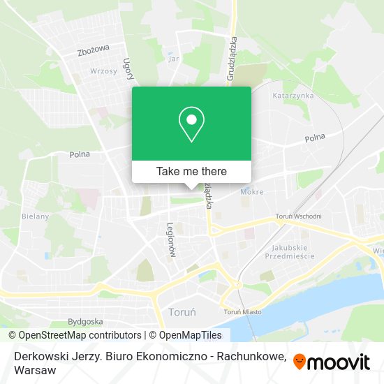 Derkowski Jerzy. Biuro Ekonomiczno - Rachunkowe map