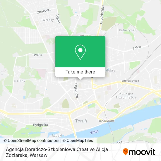 Agencja Doradczo-Szkoleniowa Creative Alicja Zdziarska map