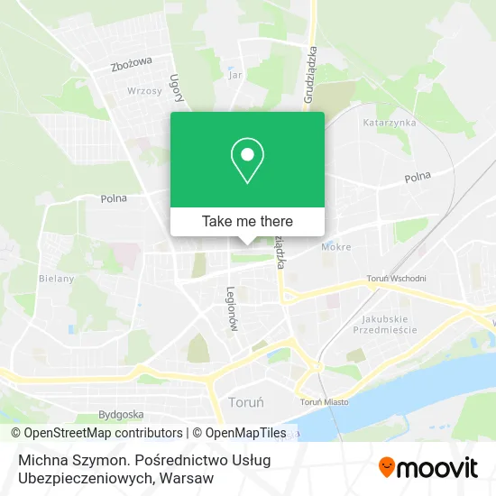 Michna Szymon. Pośrednictwo Usług Ubezpieczeniowych map