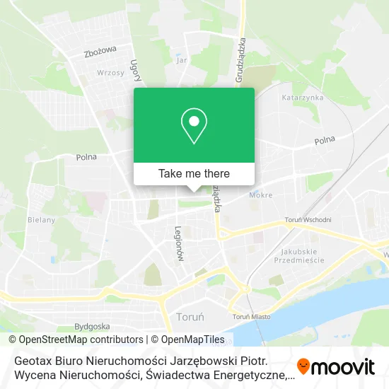 Geotax Biuro Nieruchomości Jarzębowski Piotr. Wycena Nieruchomości, Świadectwa Energetyczne map