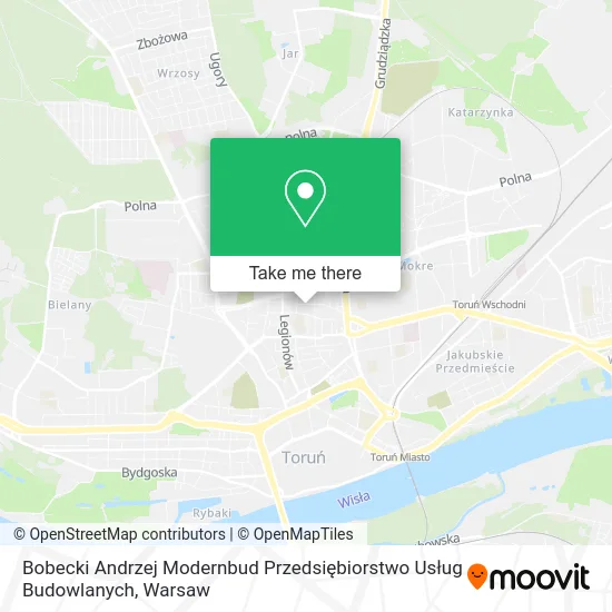Bobecki Andrzej Modernbud Przedsiębiorstwo Usług Budowlanych map