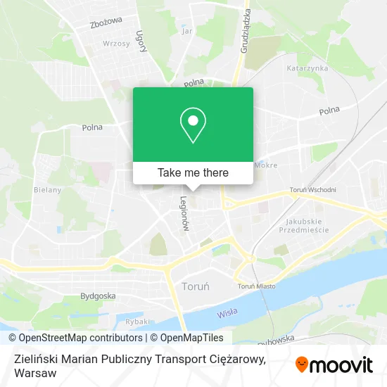 Zieliński Marian Publiczny Transport Ciężarowy map