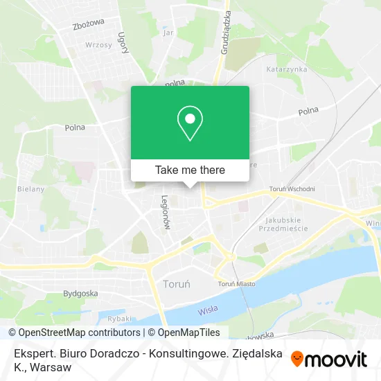 Ekspert. Biuro Doradczo - Konsultingowe. Ziędalska K. map