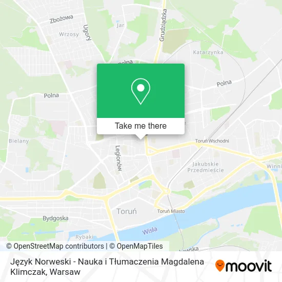 Język Norweski - Nauka i Tłumaczenia Magdalena Klimczak map