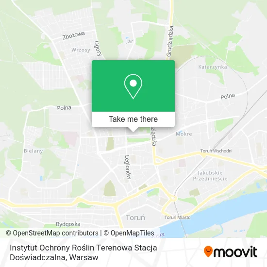 Instytut Ochrony Roślin Terenowa Stacja Doświadczalna map
