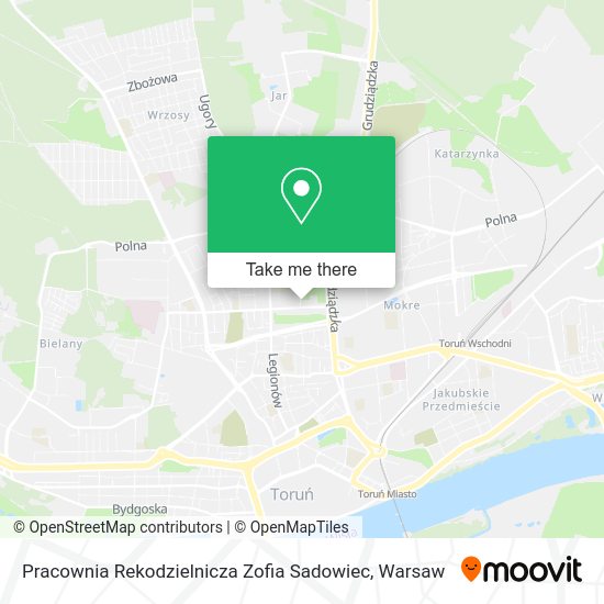 Pracownia Rekodzielnicza Zofia Sadowiec map