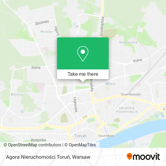 Agora Nieruchomości Toruń map