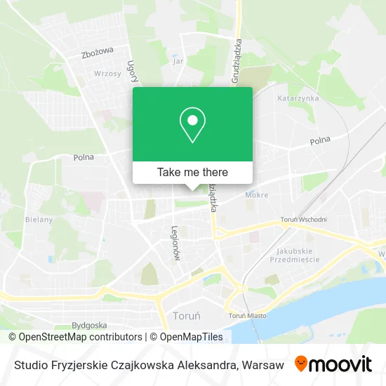 Studio Fryzjerskie Czajkowska Aleksandra map