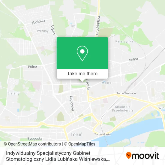 Indywidualny Specjalistyczny Gabinet Stomatologiczny Lidia Lubińska Wiśniewska map