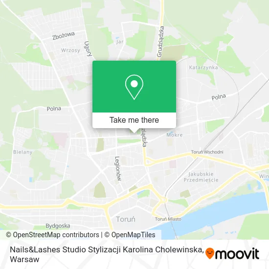Карта Nails&Lashes Studio Stylizacji Karolina Cholewinska