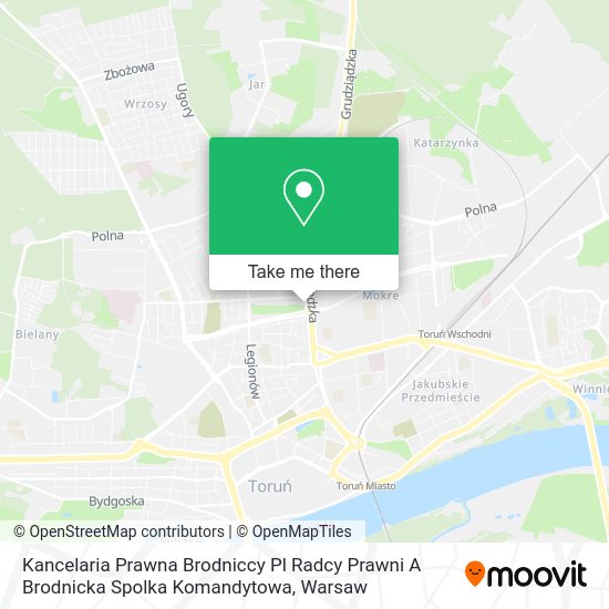 Kancelaria Prawna Brodniccy Pl Radcy Prawni A Brodnicka Spolka Komandytowa map