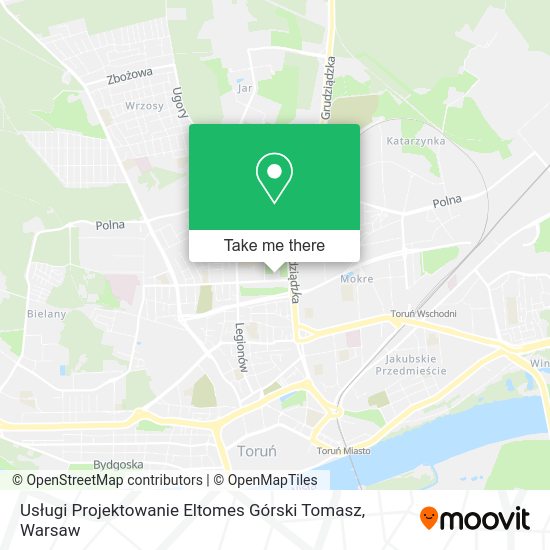 Usługi Projektowanie Eltomes Górski Tomasz map