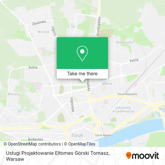 Usługi Projektowanie Eltomes Górski Tomasz map