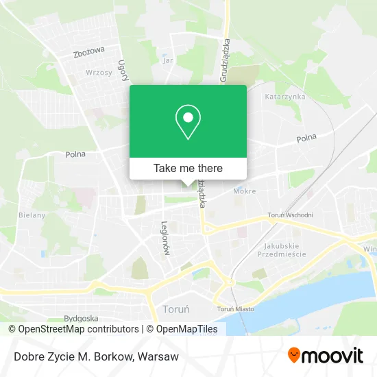 Dobre Zycie M. Borkow map