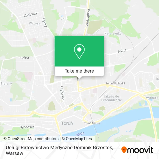 Usługi Ratownictwo Medyczne Dominik Brzostek map