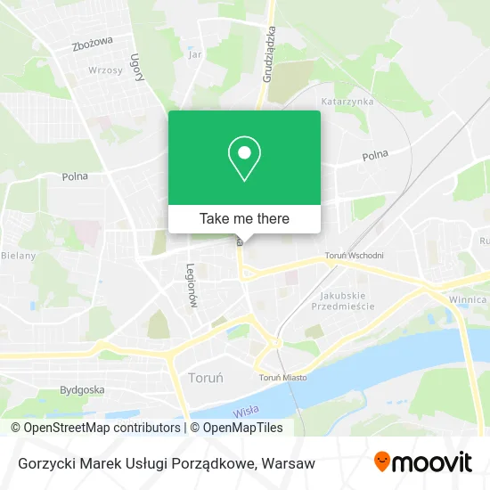 Gorzycki Marek Usługi Porządkowe map
