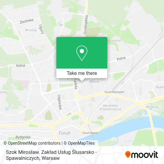 Szok Mirosław. Zakład Usług Ślusarsko - Spawalniczych map