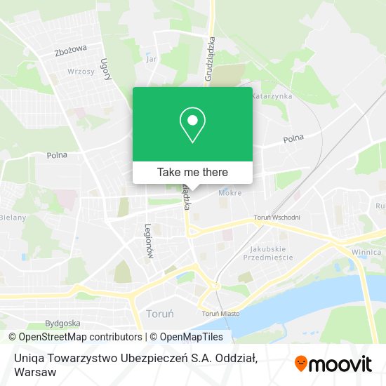 Uniqa Towarzystwo Ubezpieczeń S.A. Oddział map