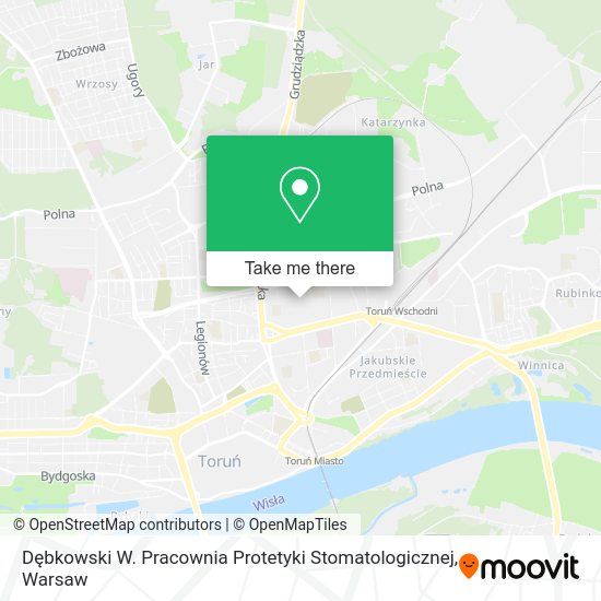 Dębkowski W. Pracownia Protetyki Stomatologicznej map