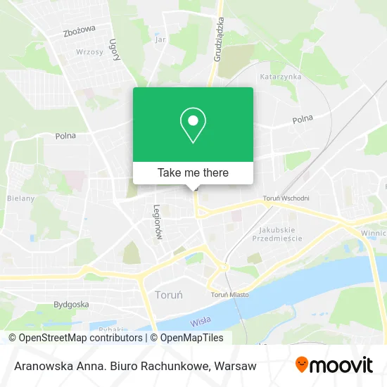 Карта Aranowska Anna. Biuro Rachunkowe