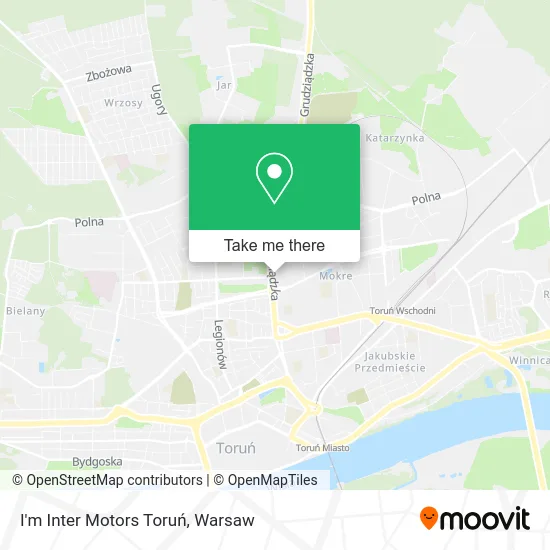 I'm Inter Motors Toruń map