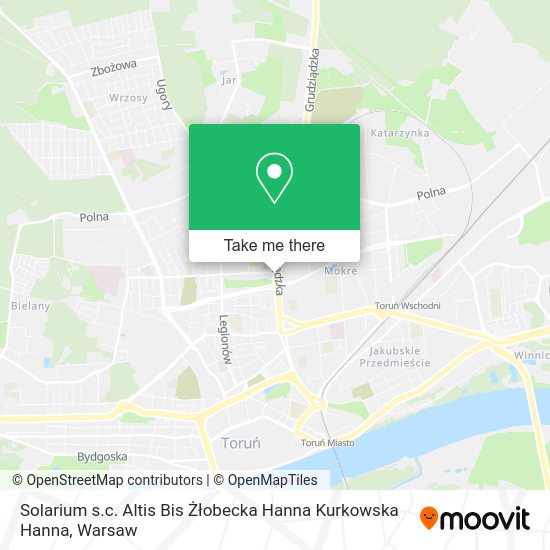 Solarium s.c. Altis Bis Żłobecka Hanna Kurkowska Hanna map