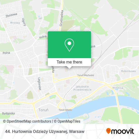 44. Hurtownia Odzieży Używanej map