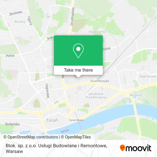 Карта Blok. sp. z o.o. Usługi Budowlane i Remontowe