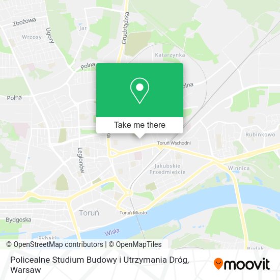 Policealne Studium Budowy i Utrzymania Dróg map