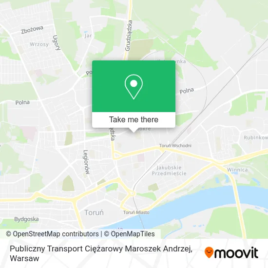Карта Publiczny Transport Ciężarowy Maroszek Andrzej