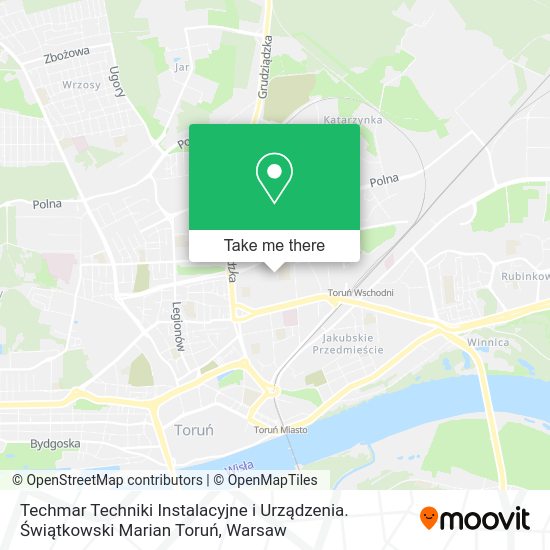 Techmar Techniki Instalacyjne i Urządzenia. Świątkowski Marian Toruń map