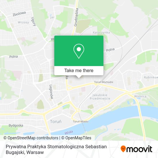 Prywatna Praktyka Stomatologiczna Sebastian Bugajski map