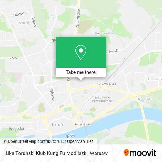 Карта Uks Toruński Klub Kung Fu Modliszki