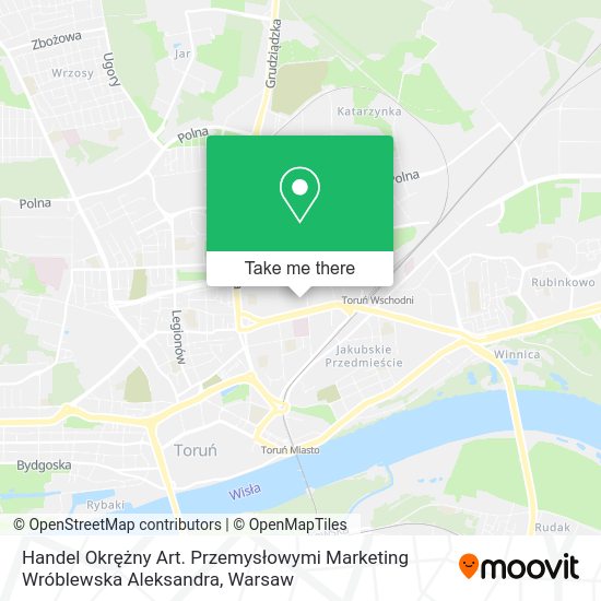 Handel Okrężny Art. Przemysłowymi Marketing Wróblewska Aleksandra map