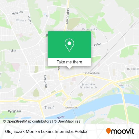 Olejniczak Monika Lekarz Internista map