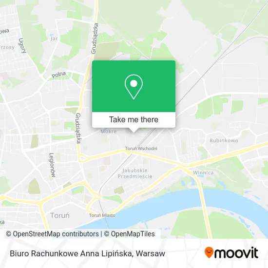 Карта Biuro Rachunkowe Anna Lipińska