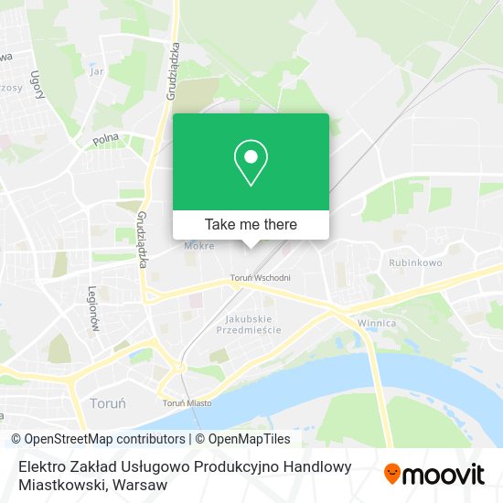 Elektro Zakład Usługowo Produkcyjno Handlowy Miastkowski map