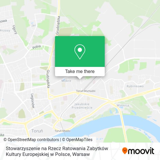 Stowarzyszenie na Rzecz Ratowania Zabytków Kultury Europejskiej w Polsce map